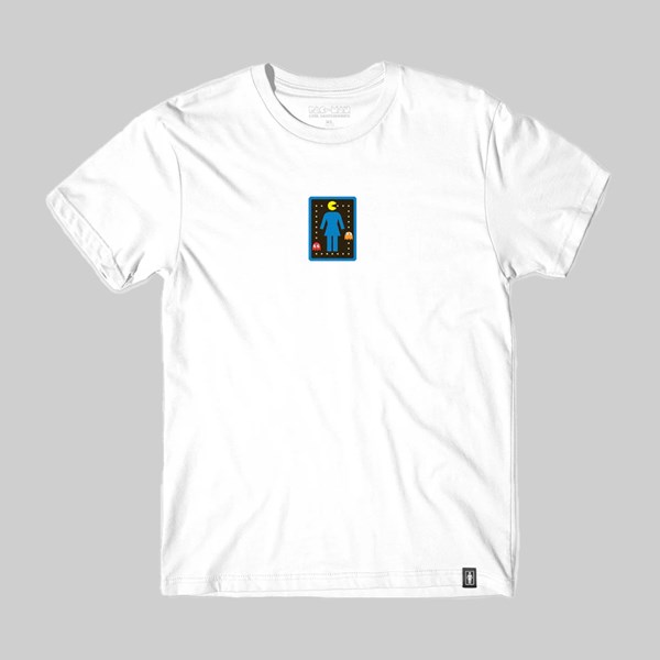 GIRL X PAC MAN OG PAC LOCK TEE WHITE 