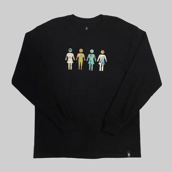 GIRL X MODERNICA SQUAD LS TEE BLACK 