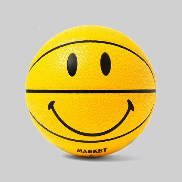 MARKET SMILEY BASKETBALL YELLOW 