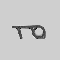 MEDIPOP STARKEY PROTECTIVE KEYCHAIN BLACK 
