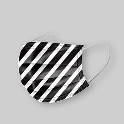 MEDIPOP PROTECTIVE FACE MASKS WAVES PRINT (5 PACK) 
