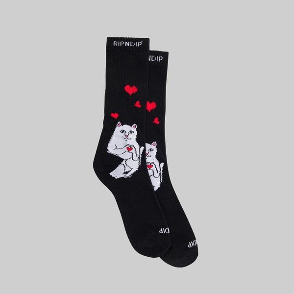 RIP N DIP NERMAL LOVES SOCKS BLACK 