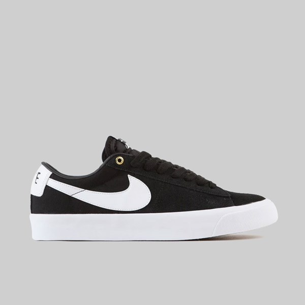 NIKE SB ZOOM BLAZER LOW PRO GT BLACK WHITE GUM 