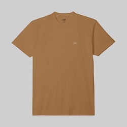 OBEY GEOMETRIC POWER TEE BROWN SUGAR 