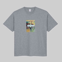 POLAR SKELETON KID TEE HEATHER GREY 