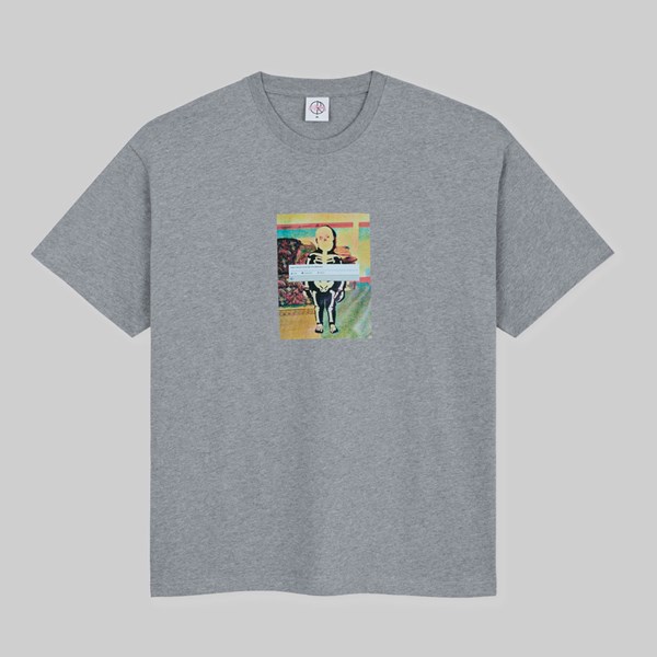 POLAR SKELETON KID TEE HEATHER GREY 