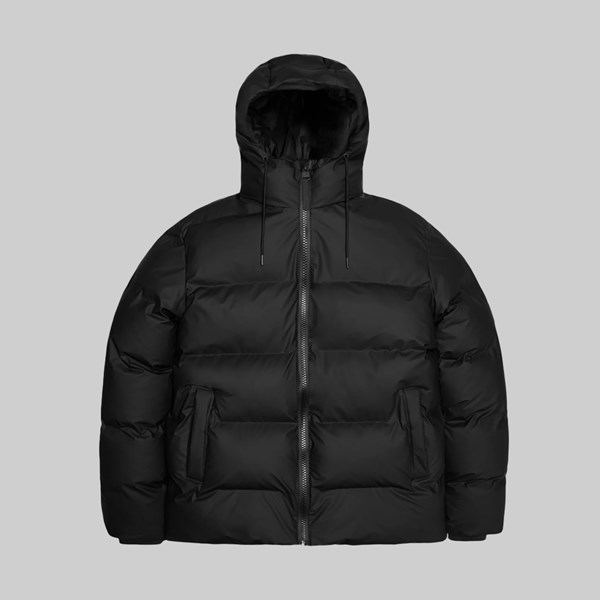 RAINS ALTA PUFFER JACKET W3T3 BLACK 