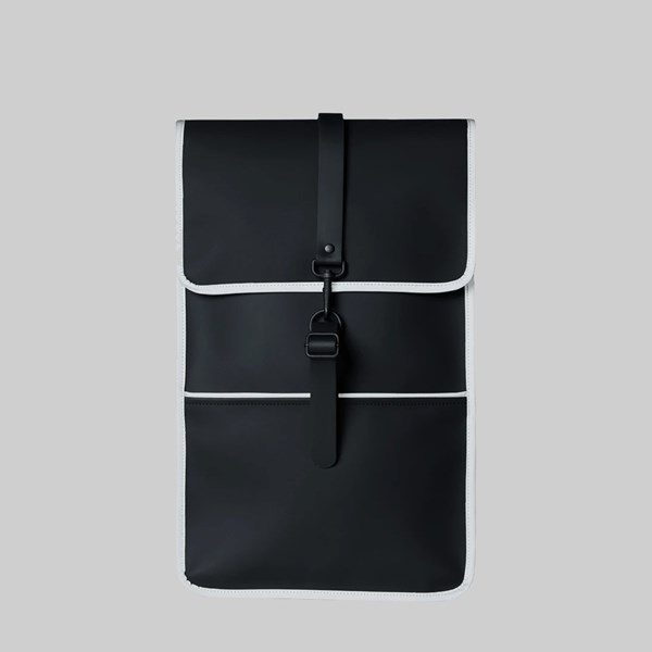 RAINS BACKPACK REFLECTIVE BLACK 