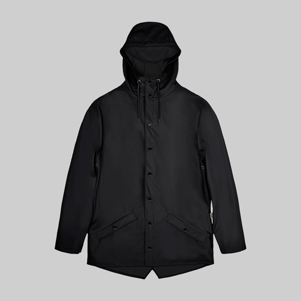 RAINS JACKET W3 BLACK 