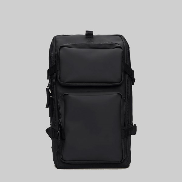 RAINS TRAIL CARGO BACKPACK BLACK 