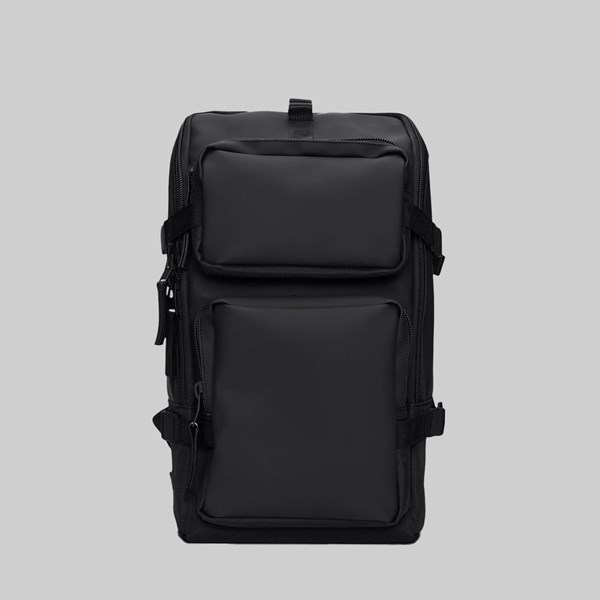 RAINS TRAIL CARGO BACKPACK W3 BLACK 