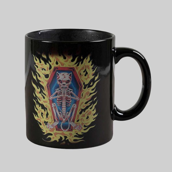 RIP N DIP BURN IN HECK COFFEE MUG BLACK 