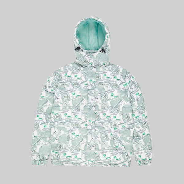 RIP N DIP MONEYBAG PUFFER JACKET OLIVE 
