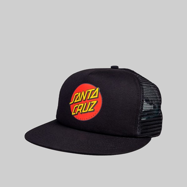 SANTA CRUZ CLASSIC DOT TRUCKER BLACK BLACK 