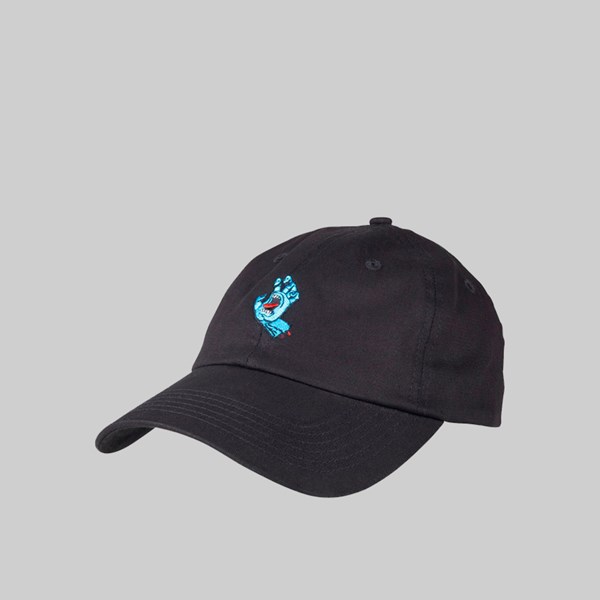 SANTA CRUZ SCREAMING HAND CAP BLACK 