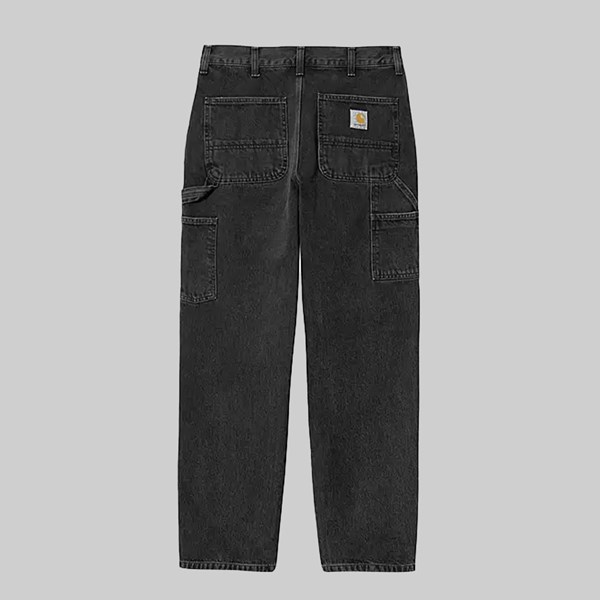 CARHARTT SINGLE KNEE PANT BLACK STONE WASH 