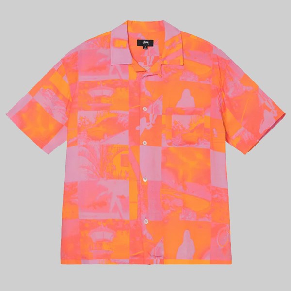 STUSSY PHOTO FILM SHIRT PINK 