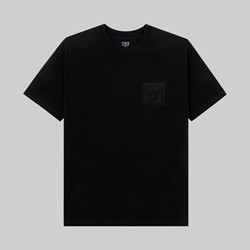 TIRED DOUBLE VISION TEE BLACK 